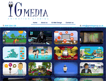 Tablet Screenshot of igmediagroup.co.uk
